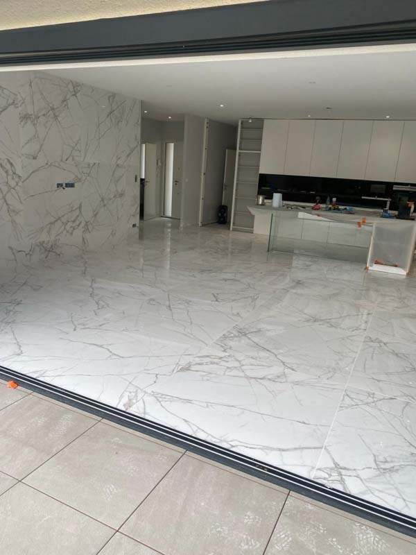 Carrelage intérieur grand format Lyon