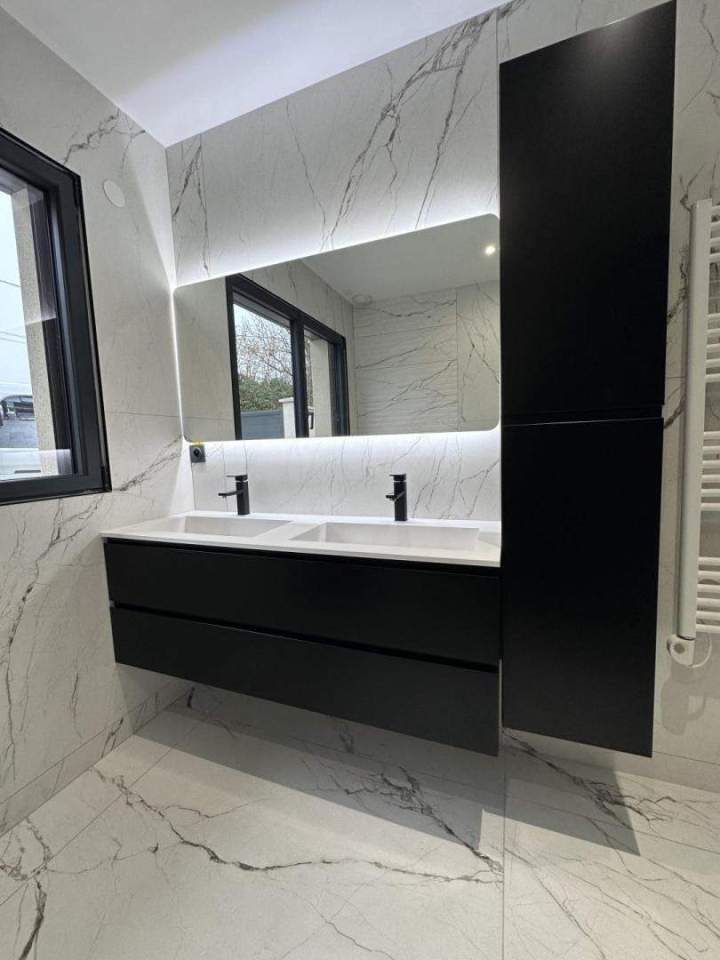 Carrelage salle de bain sur mesure Lyon